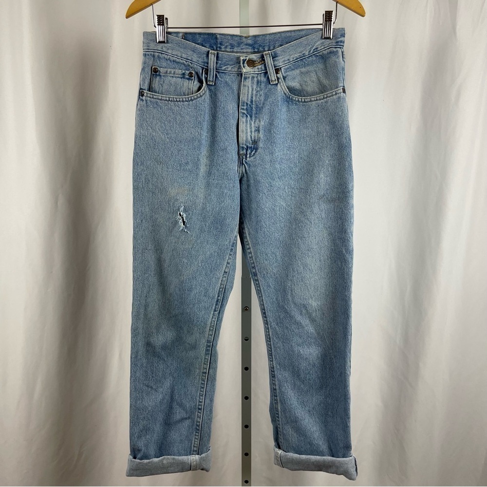 Wrangler 30 X 32 Straight Leg Stonewash Jeans Light Wash